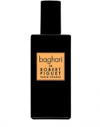 A romantic soft floral, baghari blends lively notes of bergamot and neroli with a green spring-like bouquet of violet an dthe sweet richness of rose, jasmine and orange blossom, which evolves into a base sparkling with iris and warm with amber, vetiver and musk. Eau de Parfum, 3.4 oz. 