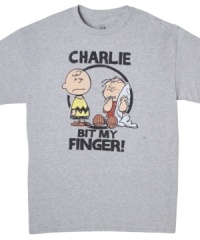 Your favorite YouTube clip meets the Peanuts. This graphic tee from Hybrid gives your casual look a cool twist. Your favorite YouTube clip meets the Peanuts. This graphic tee from Hybrid gives your casual look a cool twist.