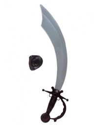 Pirate Sword and Eye Patch Set 17 Inch Pirate Sword and Eye Patch Set 17 Inch