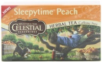 Celestial Seasonings Sleepytime Herbal Tea, Peach, 20-Count Celestial Seasonings Sleepytime Herbal Tea, Peach, 20-Count