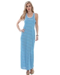 MOD 20 Women's Wide Stripe Maxi Dress MOD 20 Women's Wide Stripe Maxi Dress