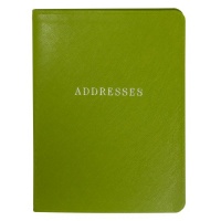 POST Desk Size Address Book, Saffiano Lime