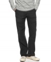 Change up your denim style with this pair of jean-inspired cargo pants from Calvin Klein.