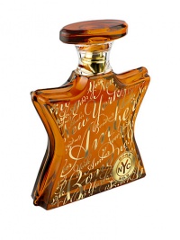 Introducing Bond No. 9 New York Amber. This legendary old-world classic is transformed into a self-assured, highly seductive, highly persuasive metro-perfume. Notes of: Bergamot, saffron, nutmeg, white peppercorn, magestic rose, jasmine, osmanthus, oud, amber, and sandalwood. Introducing Bond No. 9 New York Amber. This legendary old-world classic is transformed into a self-assured, highly seductive, highly persuasive metro-perfume. Notes of: Bergamot, saffron, nutmeg, white peppercorn, magestic rose, jasmine, osmanthus, oud, amber, and sandalwood.
