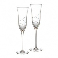 Waterford Ballet Ribbon Essence Champagne Flute, Pair Waterford Ballet Ribbon Essence Champagne Flute, Pair