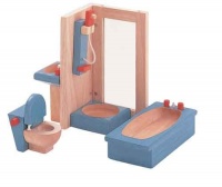 PLAN TOYS Dollhouse Furniture - Neo Bathroom PLAN TOYS Dollhouse Furniture - Neo Bathroom