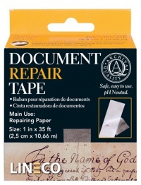 Lineco Archival Document Repair Tape 1 Inch By 35 Feet Lineco Archival Document Repair Tape 1 Inch By 35 Feet