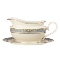 Lenox Autumn Sauce Boat and Stand, Ivory