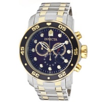 Invicta Men's 0077 Pro Diver Chronograph Black Dial Watch Invicta Men's 0077 Pro Diver Chronograph Black Dial Watch