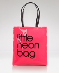 Charge it! This season we've updated our signature shopping bag in an electric hue. It's a bright little statement. Charge it! This season we've updated our signature shopping bag in an electric hue. It's a bright little statement.