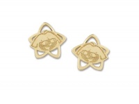 Nickelodeon Dora Girl's 14k Star Stud Earrings