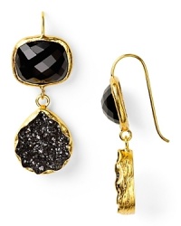Make every look dazzle with Coralia Leets' onyz drop earrings. These striking gemstones look effortless paired with slink knits or something cocktail dressier. Make every look dazzle with Coralia Leets' onyz drop earrings. These striking gemstones look effortless paired with slink knits or something cocktail dressier.