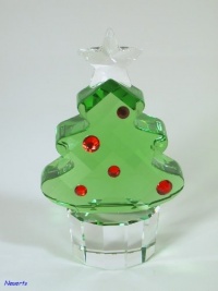 Swarovski Crystal #010001, Waterlily Medium Candleholder Swarovski Crystal #010001, Waterlily Medium Candleholder