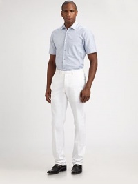 Checked cotton jacquard woven with raglan sleeves sits center stage for the casual gentleman of style.ButtonfrontSpread collarChest welt pocketCottonMachine washMade in Italy Checked cotton jacquard woven with raglan sleeves sits center stage for the casual gentleman of style.ButtonfrontSpread collarChest welt pocketCottonMachine washMade in Italy