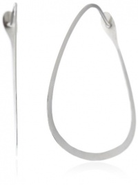Melissa Joy Manning MJM Classic Sterling Silver Triangle Hoop Earrings Melissa Joy Manning MJM Classic Sterling Silver Triangle Hoop Earrings
