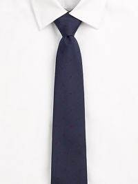 Subtle polka dot pattern is woven in exquisite Mulberry silk, offering a elegant finish to your boardroom basics.About 3 wideMulberry silkDry cleanMade in Great Britain Subtle polka dot pattern is woven in exquisite Mulberry silk, offering a elegant finish to your boardroom basics.About 3 wideMulberry silkDry cleanMade in Great Britain