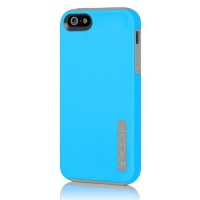Incipio Dual PRO for iPhone 5 - Retail Packaging - Cyan Blue / Haze Gray Incipio Dual PRO for iPhone 5 - Retail Packaging - Cyan Blue / Haze Gray