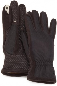Isotoner Women's SmarTouch Glove with Gathered Wrist and Ultra Plush Lining, Black, Medium/Large Isotoner Women's SmarTouch Glove with Gathered Wrist and Ultra Plush Lining, Black, Medium/Large