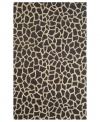 Take a step up in interior decor. Replicating the unique look of giraffe skin, the Seville rug adds texture to family rooms, dining rooms and other living spaces, small and large. Hand-tufted in India, the rug is woven from plush wool for supreme softness and durability.