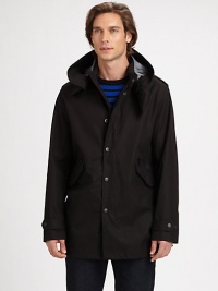 EXCLUSIVELY AT SAKS. Inspired by the military style and functionality, this classic anorak is made of a resilient combination of cotton and nylon, providing a lightweight, breathable fit and the softest touch. EXCLUSIVELY AT SAKS. Inspired by the military style and functionality, this classic anorak is made of a resilient combination of cotton and nylon, providing a lightweight, breathable fit and the softest touch.