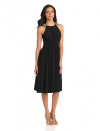 Jessica Howard Women's Beaded Strap Ruched Waist Dress Jessica Howard Women's Beaded Strap Ruched Waist Dress