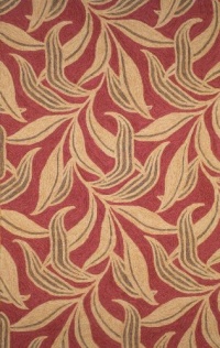 Liora Manne Ravella Leaf Rug, 42-Inch by 66-Inch, Red Liora Manne Ravella Leaf Rug, 42-Inch by 66-Inch, Red