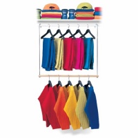 Lynk Closet Doubler Double Hang Rod, White Lynk Closet Doubler Double Hang Rod, White