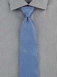 Bold stripes in oceanic hues define this timeless style of fine Italian cotton. CottonDry cleanMade in Italy Bold stripes in oceanic hues define this timeless style of fine Italian cotton. CottonDry cleanMade in Italy