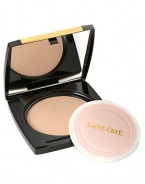 Versatile Powder Makeup. The makeup survival kit. As a foundation: sponge on dry, over daytime moisturizer, for a soft matte effect. Sponges on damp for a full-coverage, flawless matte finish. As a powder: puff on dry over any Lancôme foundation. The Result: Portable perfection that's perfect for all skin types. 