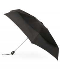 Stay dry on the go with the classic convenience of this dependable travel umbrella from Totes, featuring automatic open and close for easy use. Stay dry on the go with the classic convenience of this dependable travel umbrella from Totes, featuring automatic open and close for easy use.