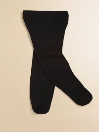 Essential for baby, this soft, footed style has a comfy elastic waist.93% polyester/7% spandexHand washImported Essential for baby, this soft, footed style has a comfy elastic waist.93% polyester/7% spandexHand washImported