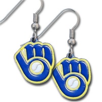 MLB Milwaukee Brewers Dangle Earrings MLB Milwaukee Brewers Dangle Earrings