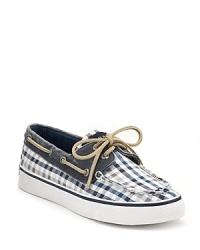 Pretty preppy. Sperry Top-Sider's plaid boat shoes take the classic staple even further uptown. Pretty preppy. Sperry Top-Sider's plaid boat shoes take the classic staple even further uptown.
