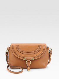 EXCLUSIVELY AT SAKS IN ASH AND RUBY. Supple calfskin defines this flap-front classic, finished with tonal strips for textured appeal.Shoulder strap, 21½ dropMagnetic snap flap closureOne inside open pocketCanvas lining7¾W X 5H X 3DImported EXCLUSIVELY AT SAKS IN ASH AND RUBY. Supple calfskin defines this flap-front classic, finished with tonal strips for textured appeal.Shoulder strap, 21½ dropMagnetic snap flap closureOne inside open pocketCanvas lining7¾W X 5H X 3DImported