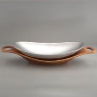 Nambe Cradle Serving Bowl 14-Inch Metal Bowl Nambe Cradle Serving Bowl 14-Inch Metal Bowl