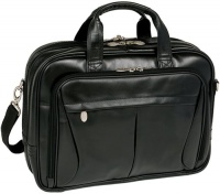 McKleinUSA PEARSON 84565 Black Expandable Double Compartment Briefcase McKleinUSA PEARSON 84565 Black Expandable Double Compartment Briefcase