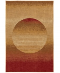 Clean-lined geometrics combine with a warm, painterly abstract to create this boldly captivating area rug from Karastan. Crafted from two-ply nylon yarn to impart a soft hand and a dense pile that is eminently durable and easy to clean. Clean-lined geometrics combine with a warm, painterly abstract to create this boldly captivating area rug from Karastan. Crafted from two-ply nylon yarn to impart a soft hand and a dense pile that is eminently durable and easy to clean.