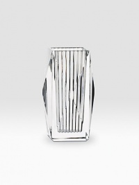 A lustrous, diamond-cut shape and interior ruffle cuts catch every ray of light in handcrafted, full-lead crystal. From the Louxor Collection 2W X 4¾H X 2D Hand wash Handmade in France A lustrous, diamond-cut shape and interior ruffle cuts catch every ray of light in handcrafted, full-lead crystal. From the Louxor Collection 2W X 4¾H X 2D Hand wash Handmade in France