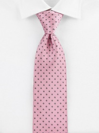 Mini polka dots adorn this Italian crafted silk design.SilkDry cleanMade in Italy Mini polka dots adorn this Italian crafted silk design.SilkDry cleanMade in Italy