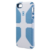 Speck Products SPK-A0484 CandyShell Grip Case for iPhone 5 - Retail Packaging - White/Harbor Blue