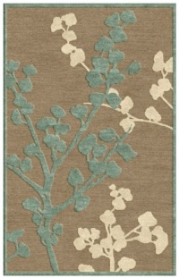 Area Rug 3x5 Rectangle Indoor/Outdoor Natural-Teal Color - Surya Portera Rug from RugPal Area Rug 3x5 Rectangle Indoor/Outdoor Natural-Teal Color - Surya Portera Rug from RugPal