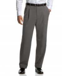 Cool, comfortable, confident. These double-pleated dress pants from Dockers makes a great choice any day of the workweek. Cool, comfortable, confident. These double-pleated dress pants from Dockers makes a great choice any day of the workweek.
