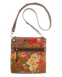 Get ready for your next weekend adventure with this easy-going crossbody by The Sak. Offered in a variety of 60's inspired prints, this travel-ready style will have you feeling the love. Get ready for your next weekend adventure with this easy-going crossbody by The Sak. Offered in a variety of 60's inspired prints, this travel-ready style will have you feeling the love.