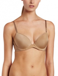 Calvin Klein Women's Seductive Comfort Customized Lift Bra,Dune,32 C