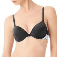Calvin Klein Women's Tonal Roses Push Up Bra, Black, 34a Calvin Klein Women's Tonal Roses Push Up Bra, Black, 34a