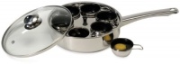 Excelsteel 18/10 Stainless 6 Non Stick Egg Poacher