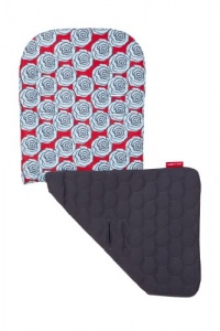 Maclaren Reversible Seat Liner, Bittersweet/Charcoal Maclaren Reversible Seat Liner, Bittersweet/Charcoal