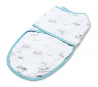 aden + anais Easy Swaddle Blanket, Liam The Brave Flying Dog, Small/Medium aden + anais Easy Swaddle Blanket, Liam The Brave Flying Dog, Small/Medium