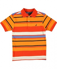 Nautica Sportswear Kids Boys 2-7 Short Sleeve Striped Polo Nautica Sportswear Kids Boys 2-7 Short Sleeve Striped Polo