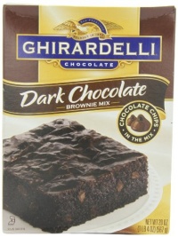 Ghirardelli Dark Chocolate Brownie Mix, 20-Ounce Boxes (Pack of 4) Ghirardelli Dark Chocolate Brownie Mix, 20-Ounce Boxes (Pack of 4)